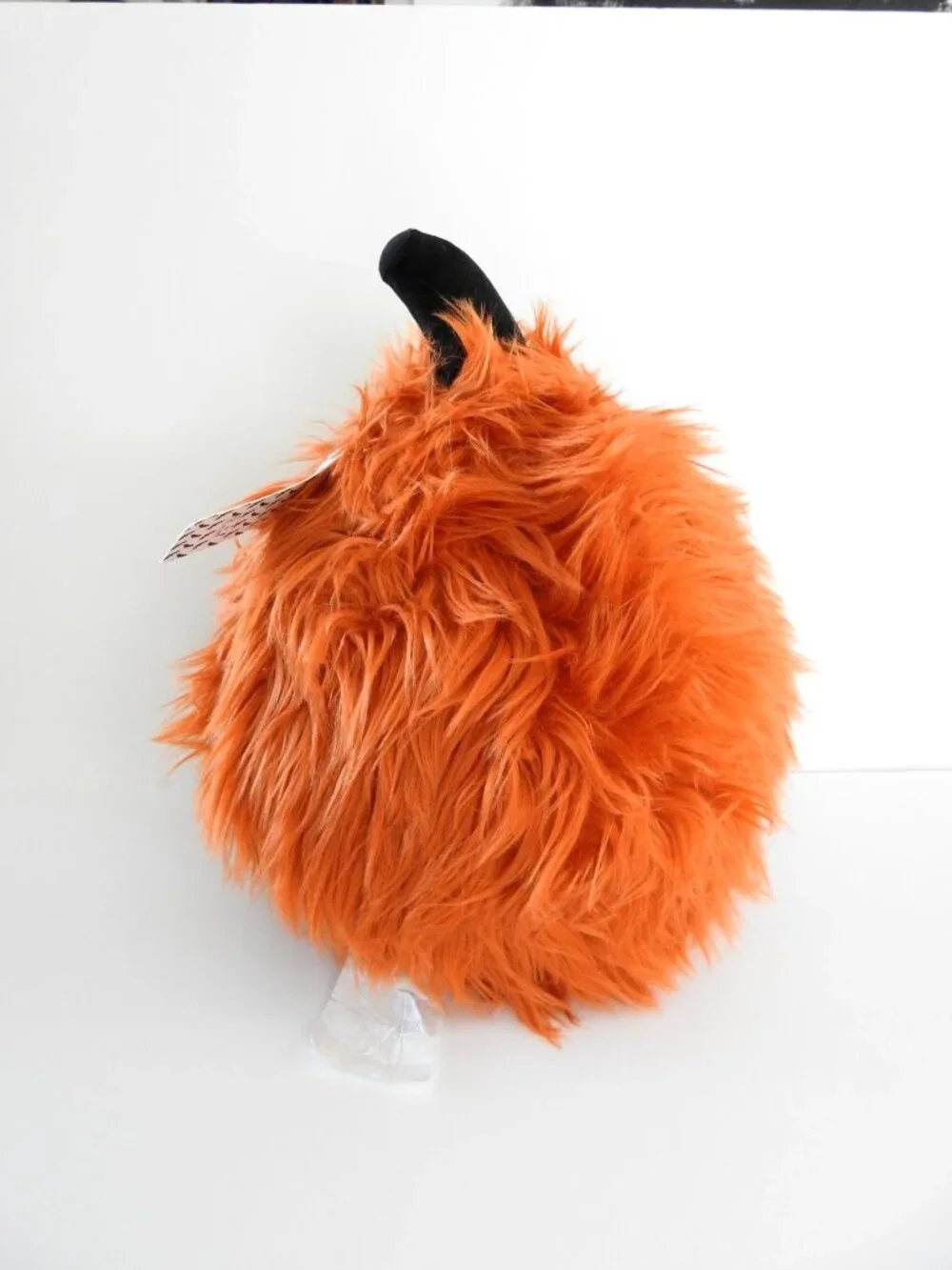 NWT Cupcakes and Cashmere Fuzzy Pumpkin Jack-O-Lantern Pillow